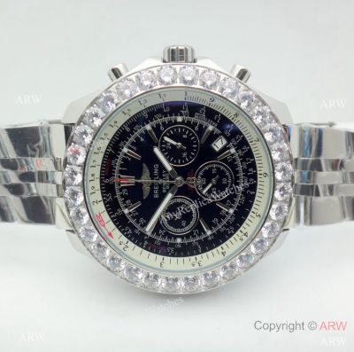Replica Breitling For Bentley Motors Diamond Bezel Watch For Sale